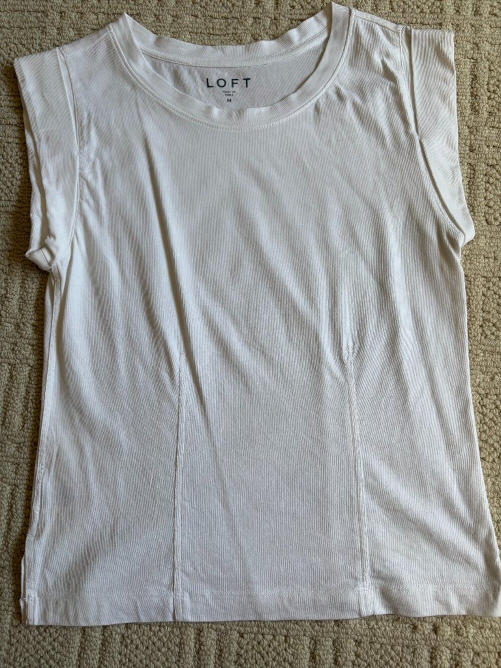 Loft Womens White Top